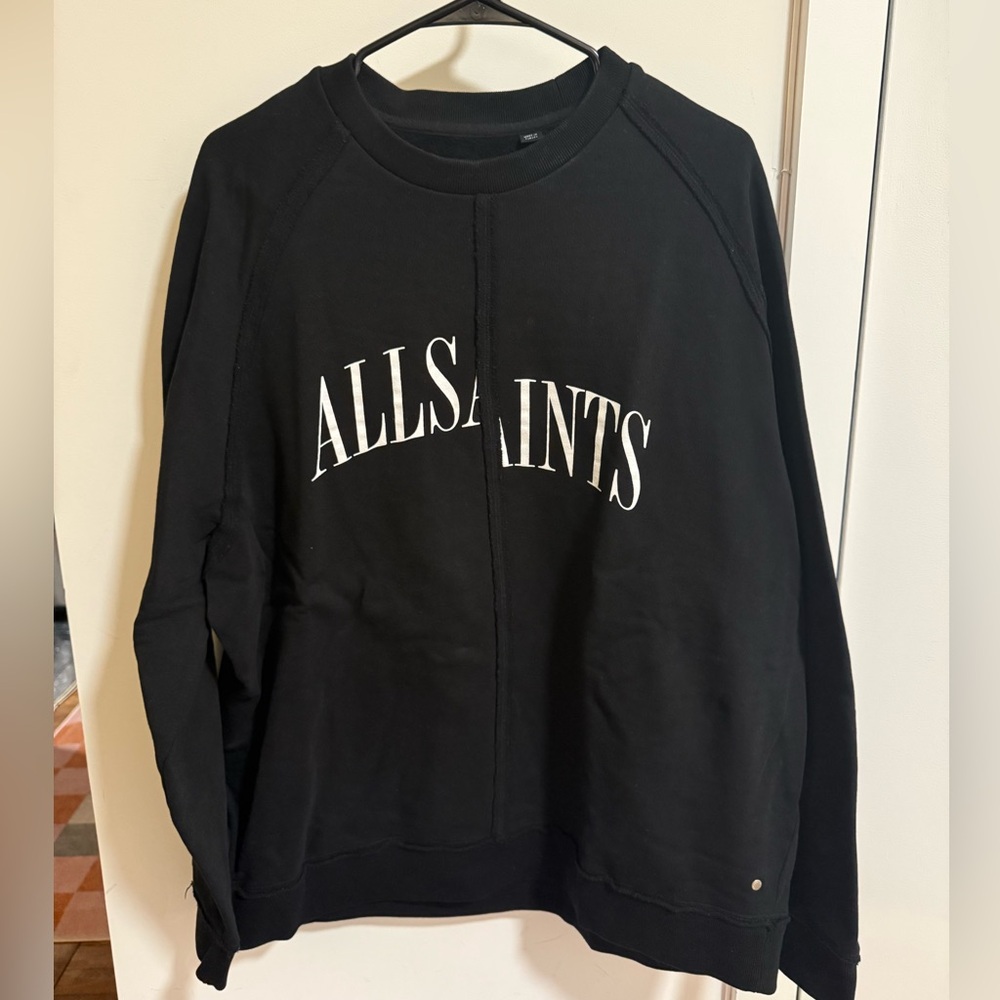 All Saints Black Crewneck